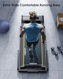 2-in-1 Folding Treadmill, 2.5HP, Dual LED, Bluetooth, 12 Modes, Remote Control