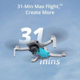 DJI Mini 4K, 4K UHD Camera Drone, 31-Min Flight, Auto Return, 10km