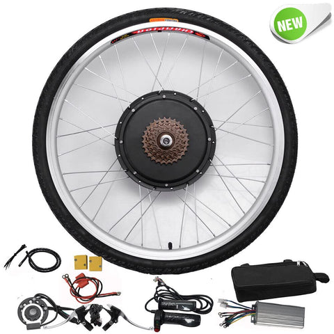 Electric Bike Conversion Kit 48V 1000W Rear Wheel Electric Bicycle Motor Conversion Kit E-bike Hub Motor 26"