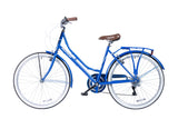 Wildtrak - Steel City Bike, Adult, 26 Inch, 6 Speed, Shimano shifters - Royal Blue