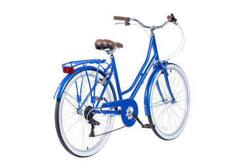 Wildtrak - Steel City Bike, Adult, 26 Inch, 6 Speed, Shimano shifters - Royal Blue